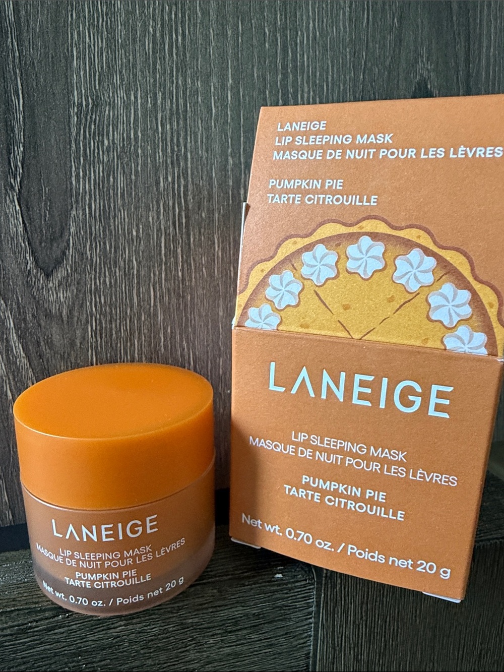 ❤️$28 NWT Laneige Lip Sleeping Mask Pumpkin Pie 20g